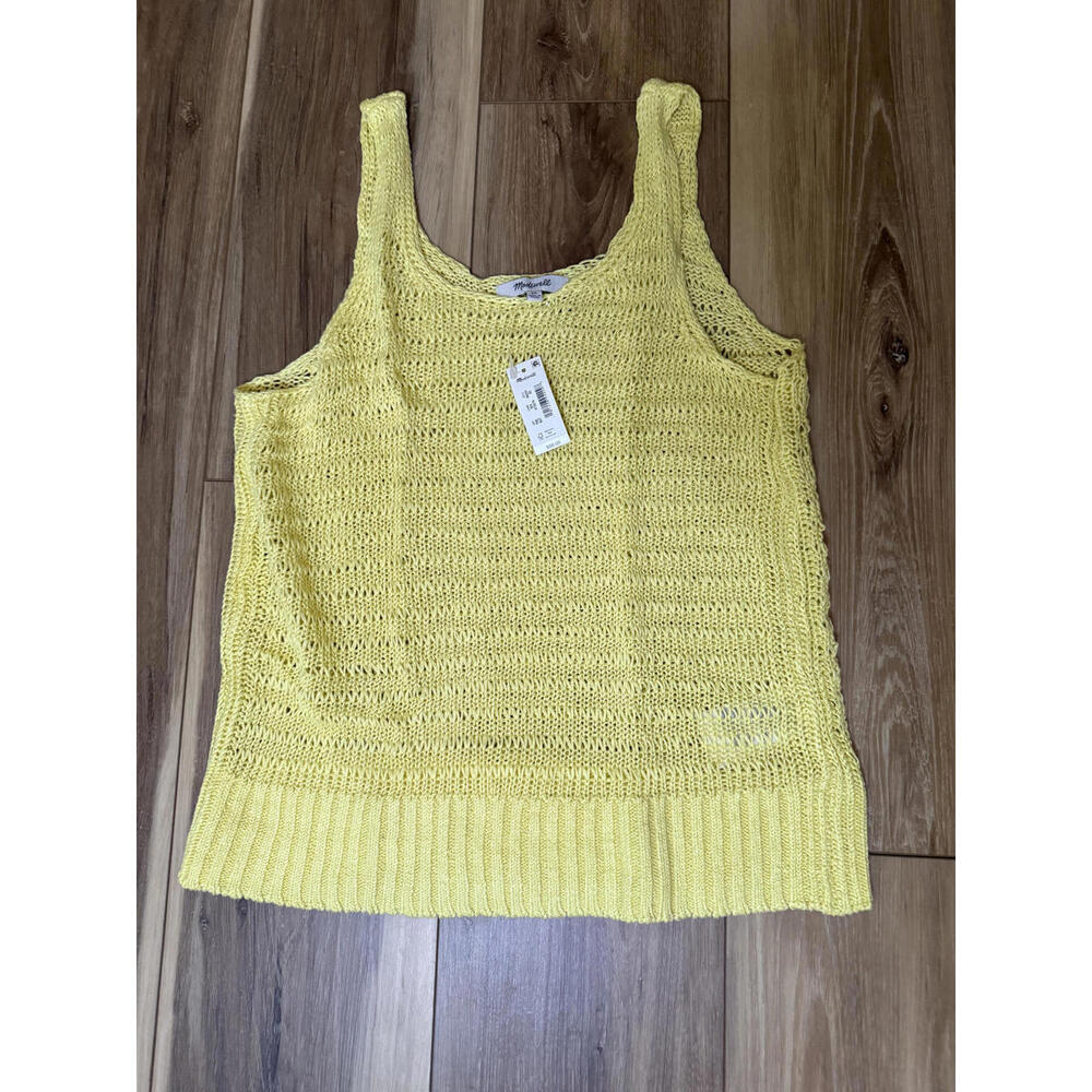 NWT! Madewell Linen Sweater Tank Top Size XS